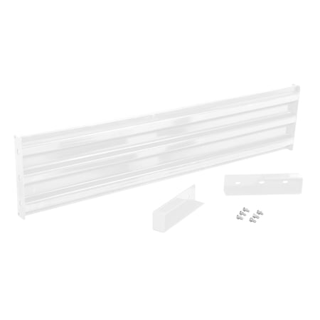 Vestil Drop-In Style Guard Rail 6 Ft White GR-F3R-DI-6-WT